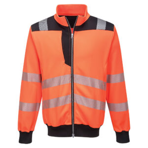 Portwest PW3 Hi-Vis Zip Sweatshirt Portwest PW3 Hi-Vis Zip Sweatshirt