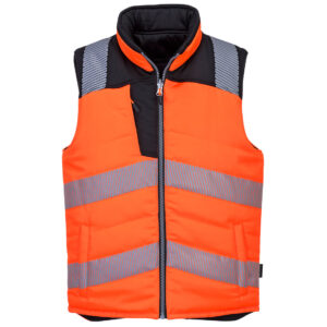 Portwest PW3 Hi-Vis Reversible Bodywarmer Portwest PW3 Hi-Vis Reversible Bodywarmer