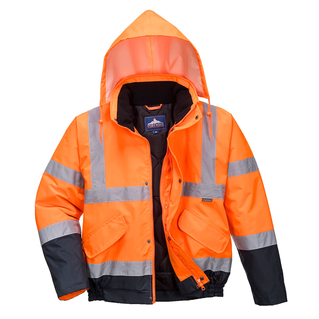 Portwest Hi-Vis Contrast Winter Bomber Jacket