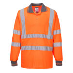 Portwest Hi-Vis Polo Shirt Long Sleeve