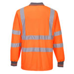 Portwest Hi-Vis Polo Shirt Long Sleeve
