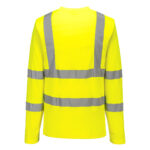 Portwest Hi-Vis Cotton Comfort T-Shirt Long Sleeve