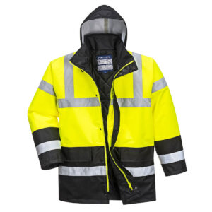 Portwest Hi-Vis Contrast Winter Traffic Jacket Portwest Hi-Vis Contrast Winter Traffic Jacket