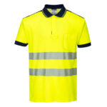 Portwest PW3 Hi-Vis Cotton Comfort Polo Shirt
