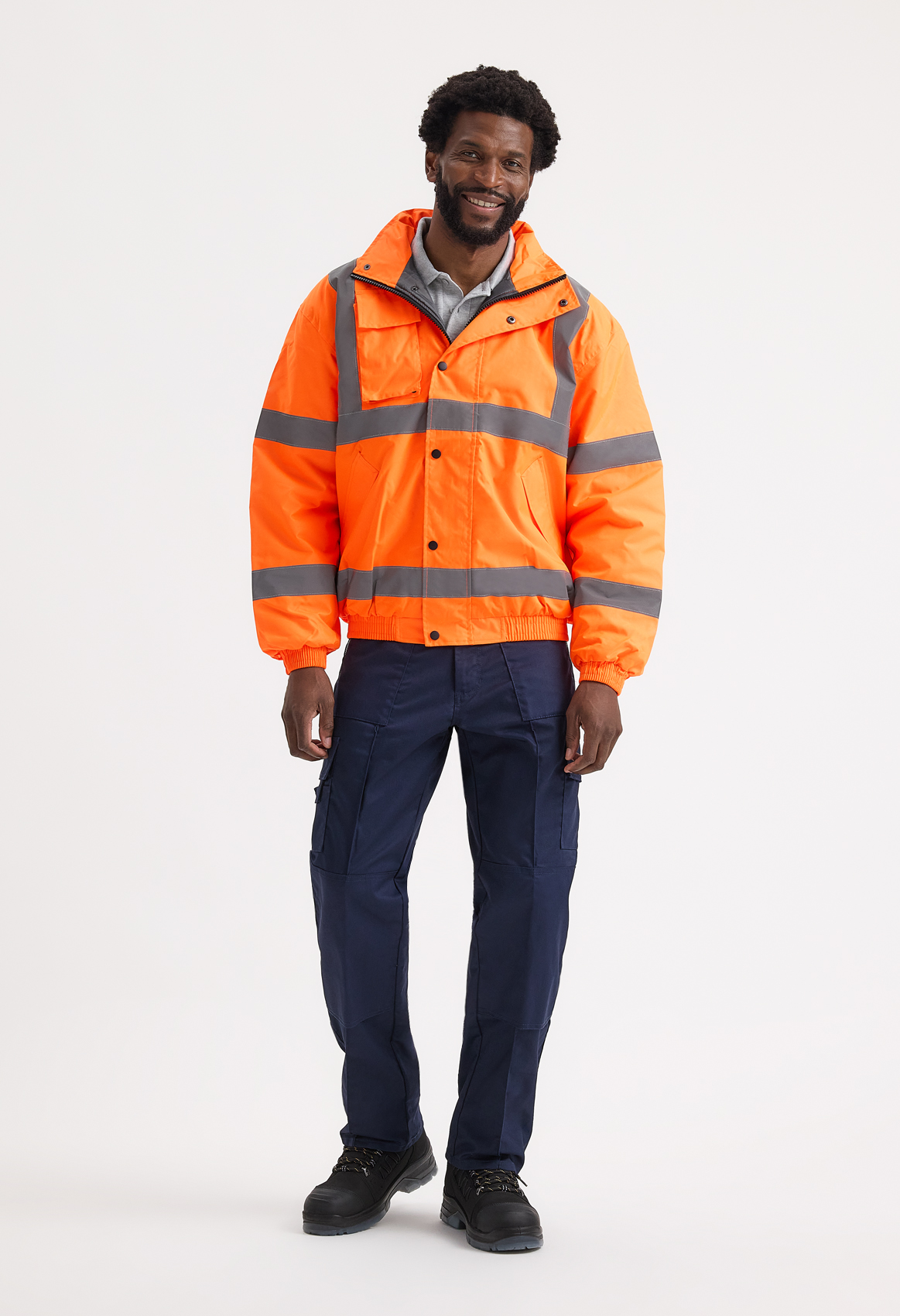Uneek Hi Vis Bomber Jacket
