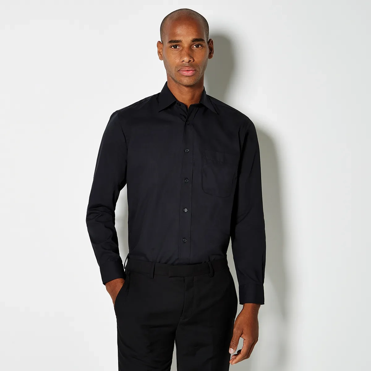 Kustom Kit Mens Long Sleeve Business Shirt
