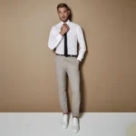 Kustom Kit Men's Tailored Fit Long Sleeve Business Shirt