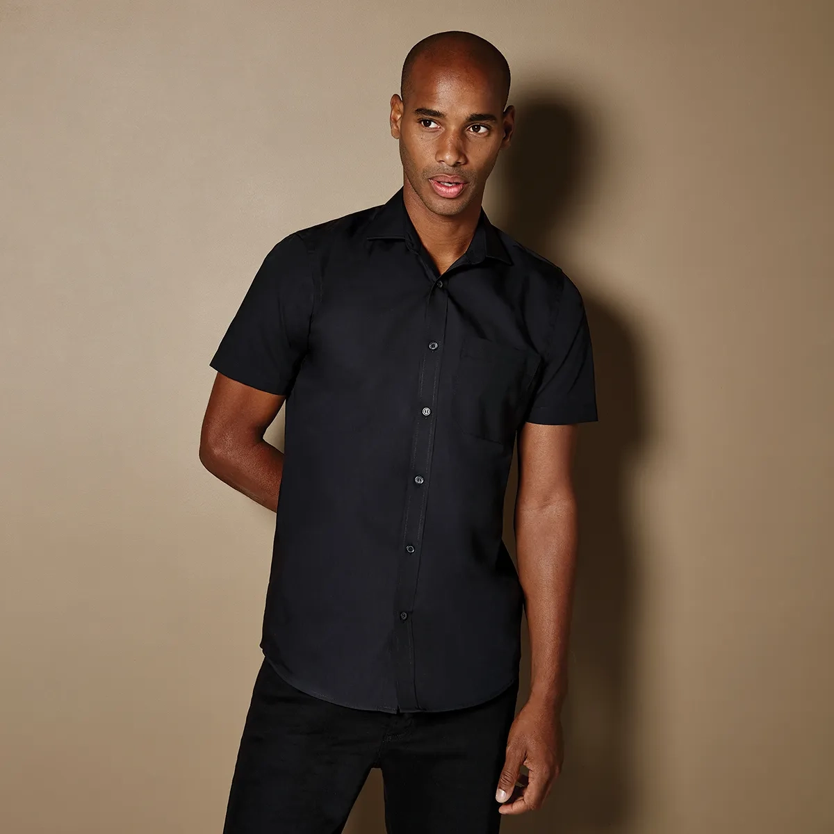 Kustom Kit Men's Short Sleeve Poplin Shirt