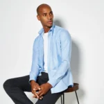 Kustom Kit Slim Fit Workwear Long Sleeved Oxford Shirt