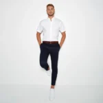 Kustom Kit Men's Short Sleeve Tailored Fit Premium Oxford Shirt