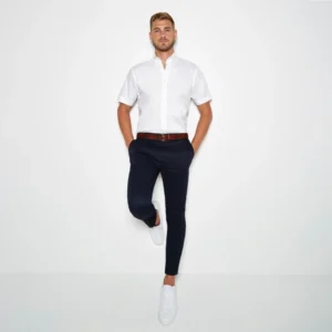 Kustom Kit Men's Short Sleeve Tailored Fit Premium Oxford Shirt Kustom Kit Men's Short Sleeve Tailored Fit Premium Oxford Shirt