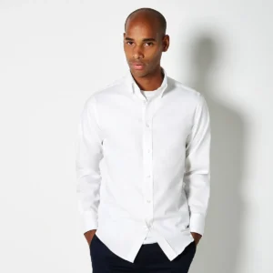 Kustom Kit Men's Long Sleeve Tailored Fit Premium Oxford Shirt Kustom Kit Men's Long Sleeve Tailored Fit Premium Oxford Shirt