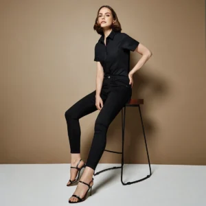 Kustom Kit Women's Short Sleeve Poplin Shirt Kustom Kit Women's Short Sleeve Poplin Shirt