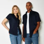 Kustom Kit Ladies' Workwear Short Sleeve Oxford Shirt