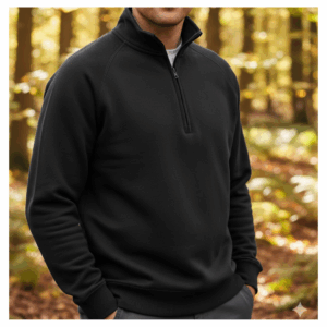 Fruit of the Loom Mens Classic Zip Neck Sweat Fruit of the Loom Mens Classic Zip Neck Sweat