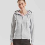 Fruit of the Loom Lady-Fit Premium Hooded Sweat Jacket