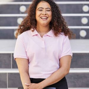 Fruit of the Loom Lady-Fit Premium Cotton Piqué Polo Shirt Fruit of the Loom Lady-Fit Premium Cotton Piqué Polo Shirt