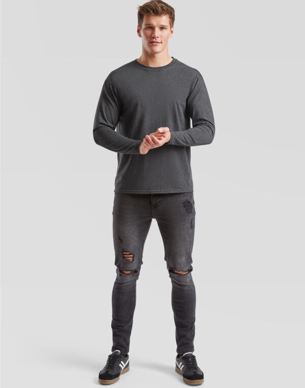 Fruit of the Loom Men's Long Sleeve Valueweight T-Shirt