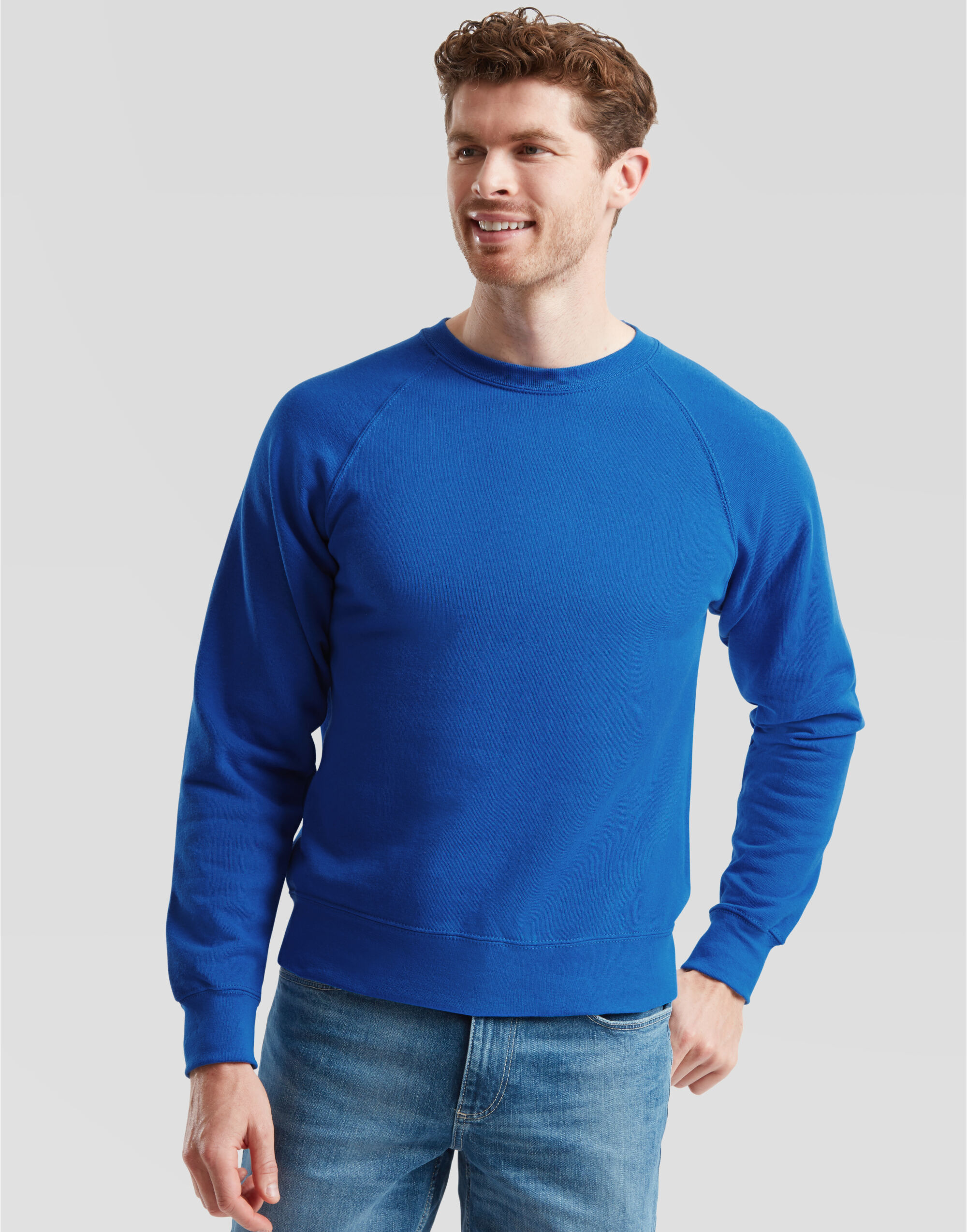 Fruit of the Loom Mens Classic Raglan Sweatshirt