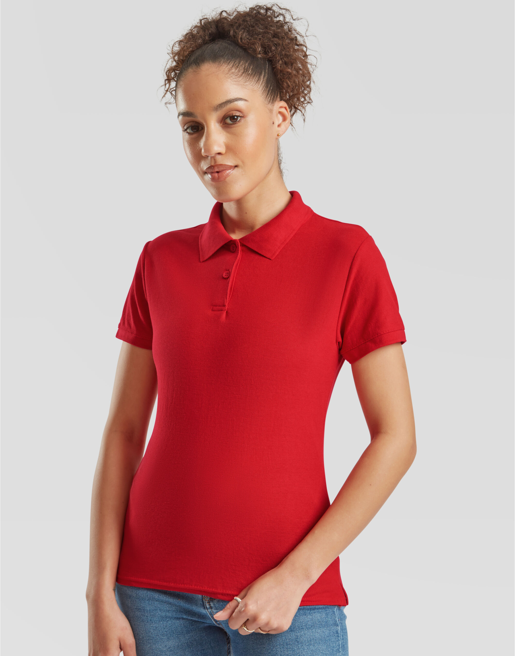 Fruit of the Loom Lady Fit Piqué Polo Shirt