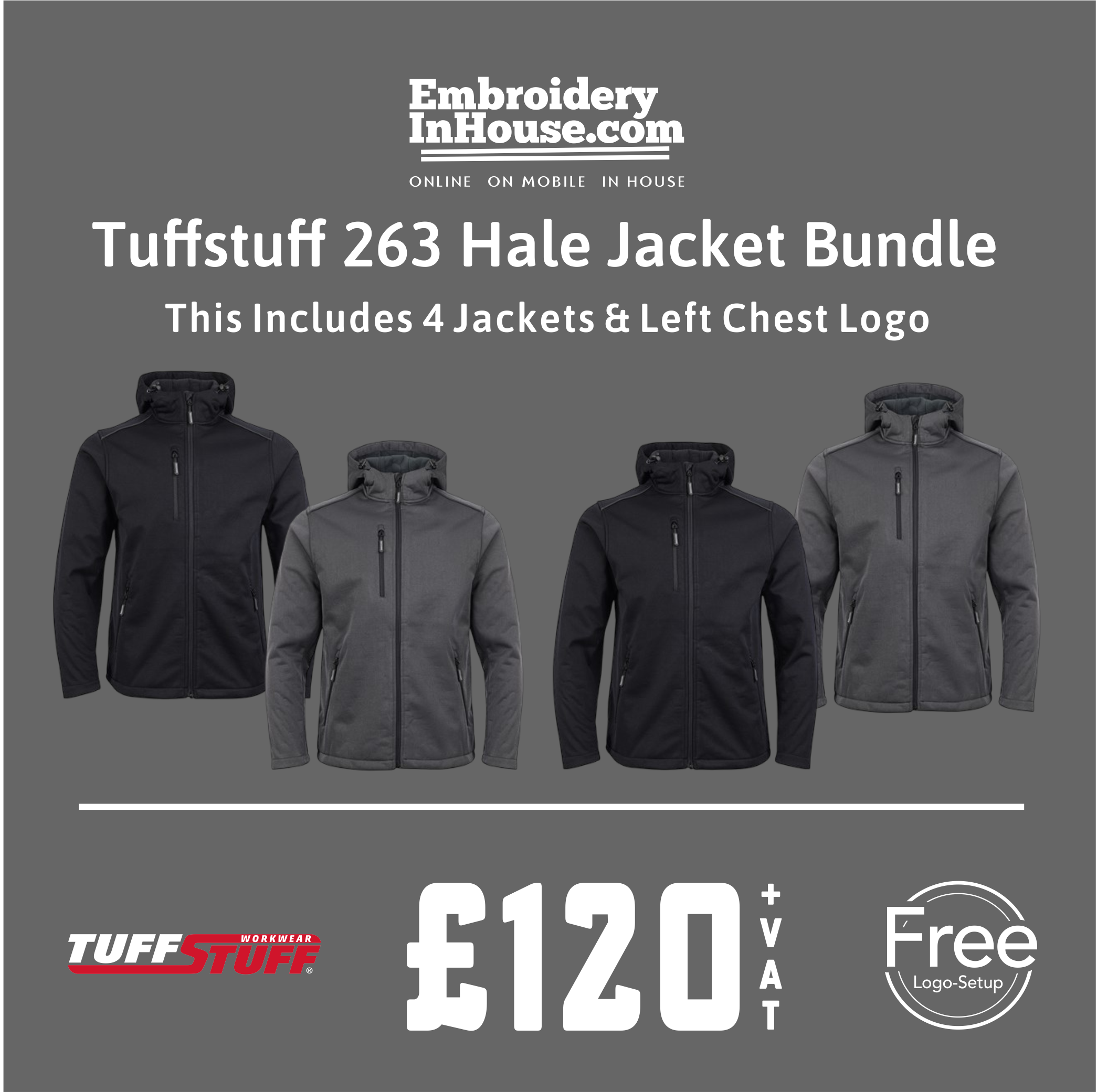 263 TUFFSTUFF HALE JACKET BUNDLE