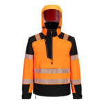PORTWEST PW3 HI-VIS OVERHEAD RAIN JACKET