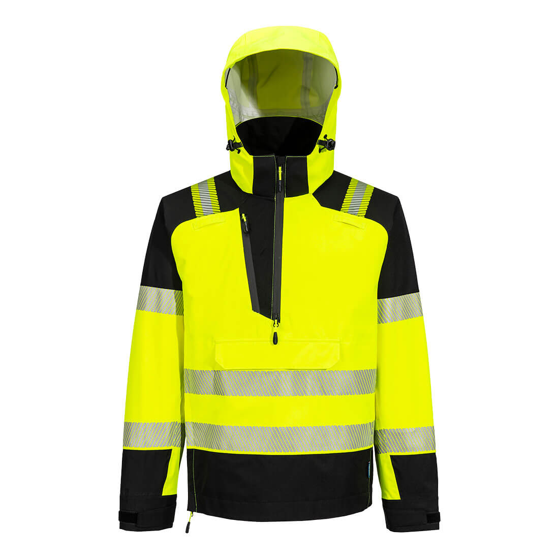 PORTWEST PW3 HI-VIS OVERHEAD RAIN JACKET