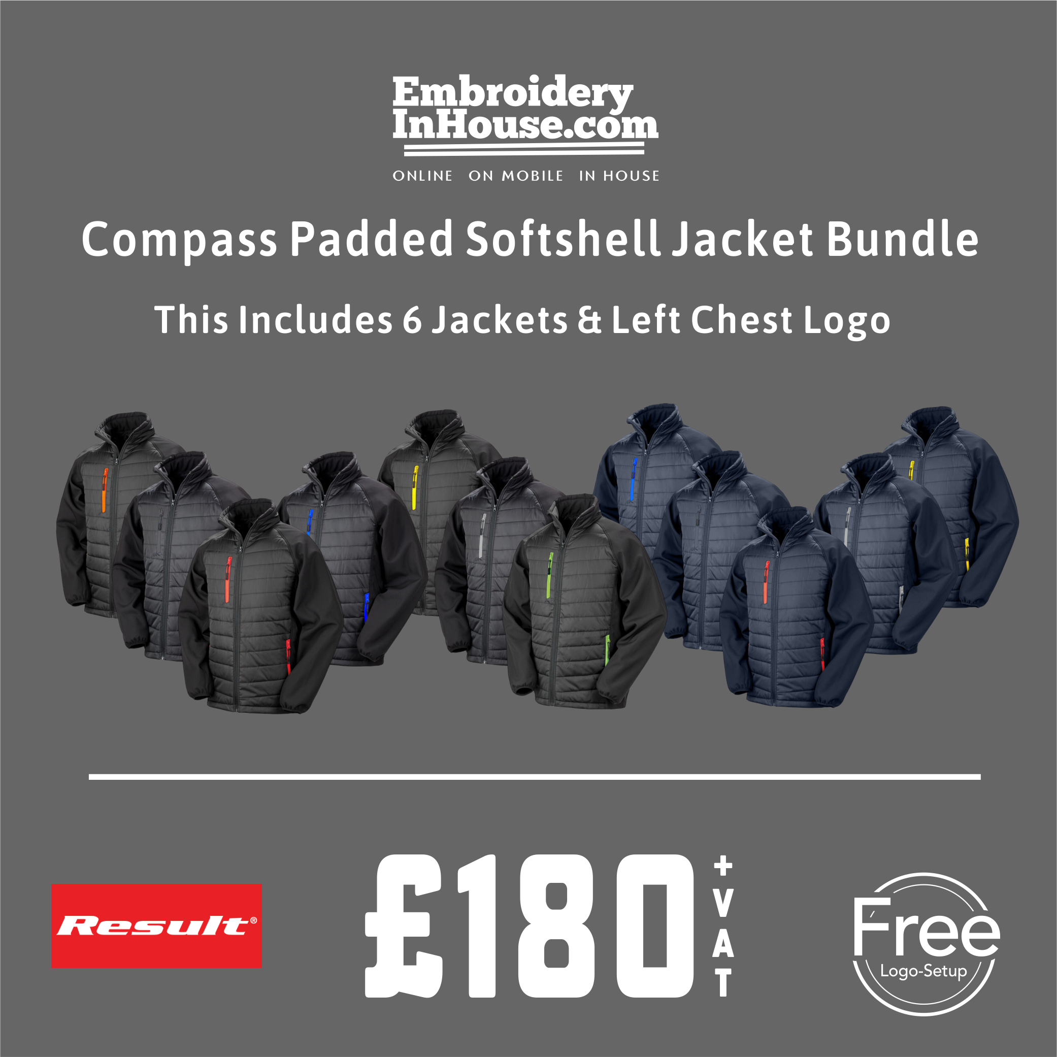 RESULT COMPASS PADDED SOFTSHELL JACKET BUNDLE