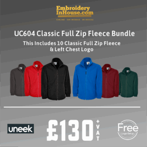 Uneek Classic Full Zip Fleece Bundle Uneek Classic Full Zip Fleece Bundle