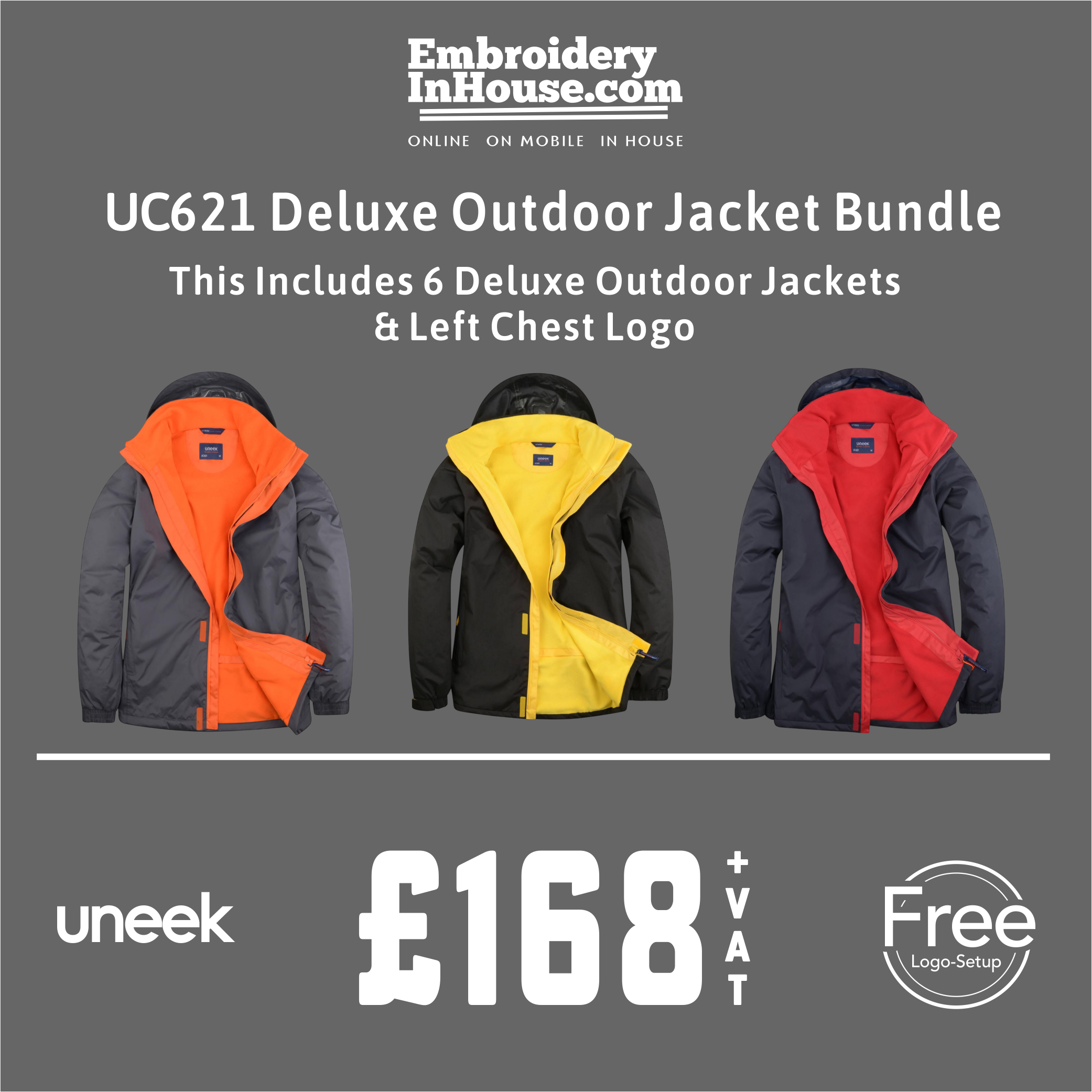 Uneek Deluxe Outdoor Jacket Bundle