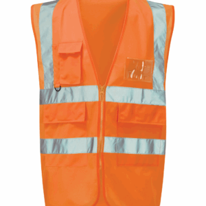Orbit Milanese Executive Hi-Vis Vest - Orange Orbit Milanese Executive Hi-Vis Vest - Orange