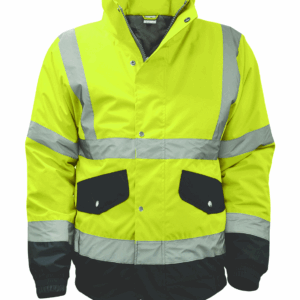 Orbit Ector Two Tone Bomber Jacket - Yellow Orbit Ector Two Tone Bomber Jacket - Yellow