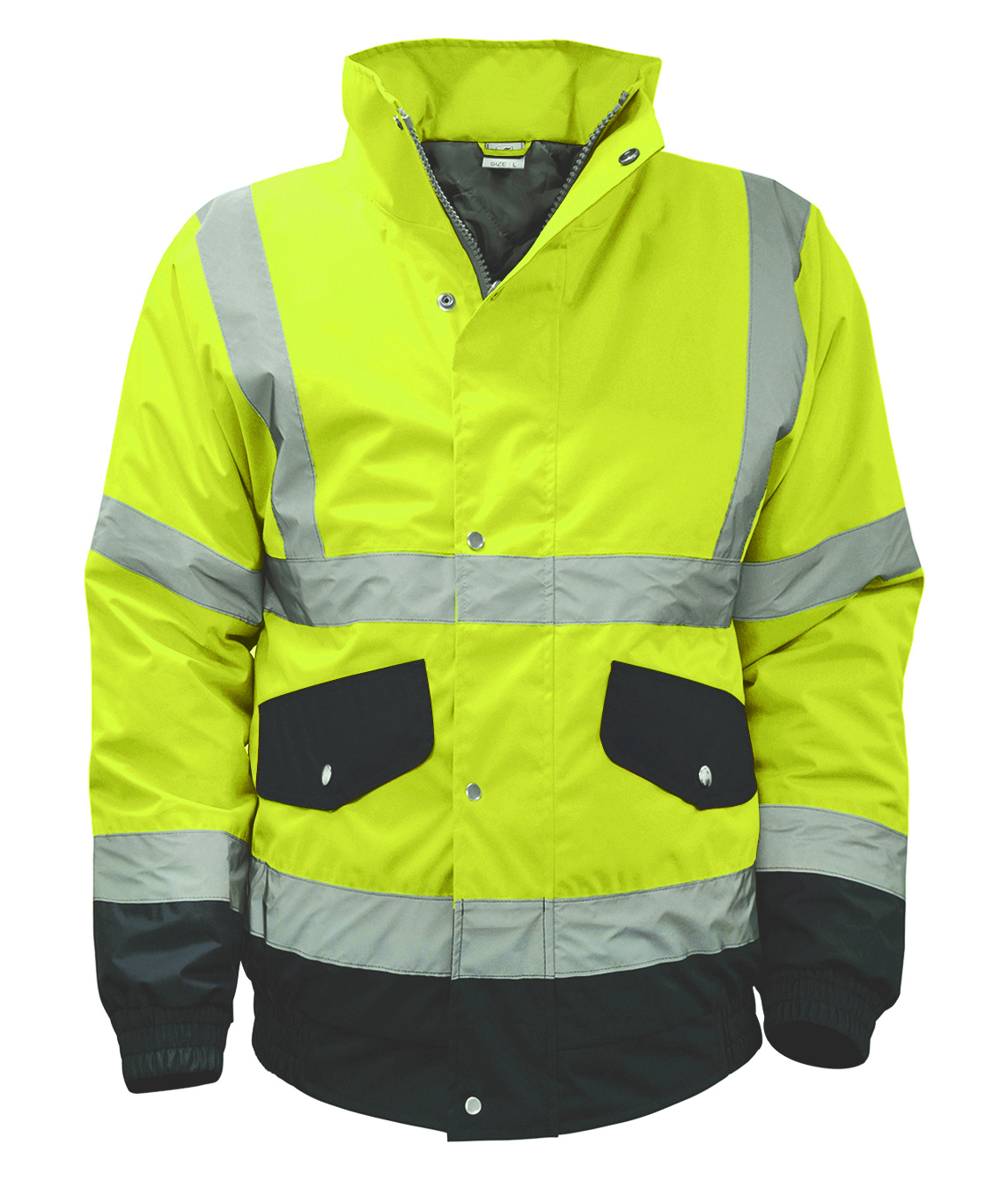 Orbit Ector Two Tone Bomber Jacket - Yellow