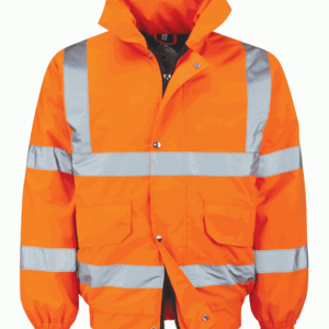 Orbit Balan Hi-Vis Bomber Jacket - Orange Orbit Balan Hi-Vis Bomber Jacket - Orange