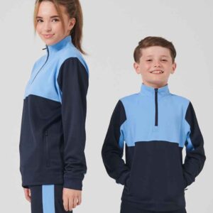 Finden + Hales Kids 1/4 Zip Tracksuit Top Finden + Hales Kids 1/4 Zip Tracksuit Top