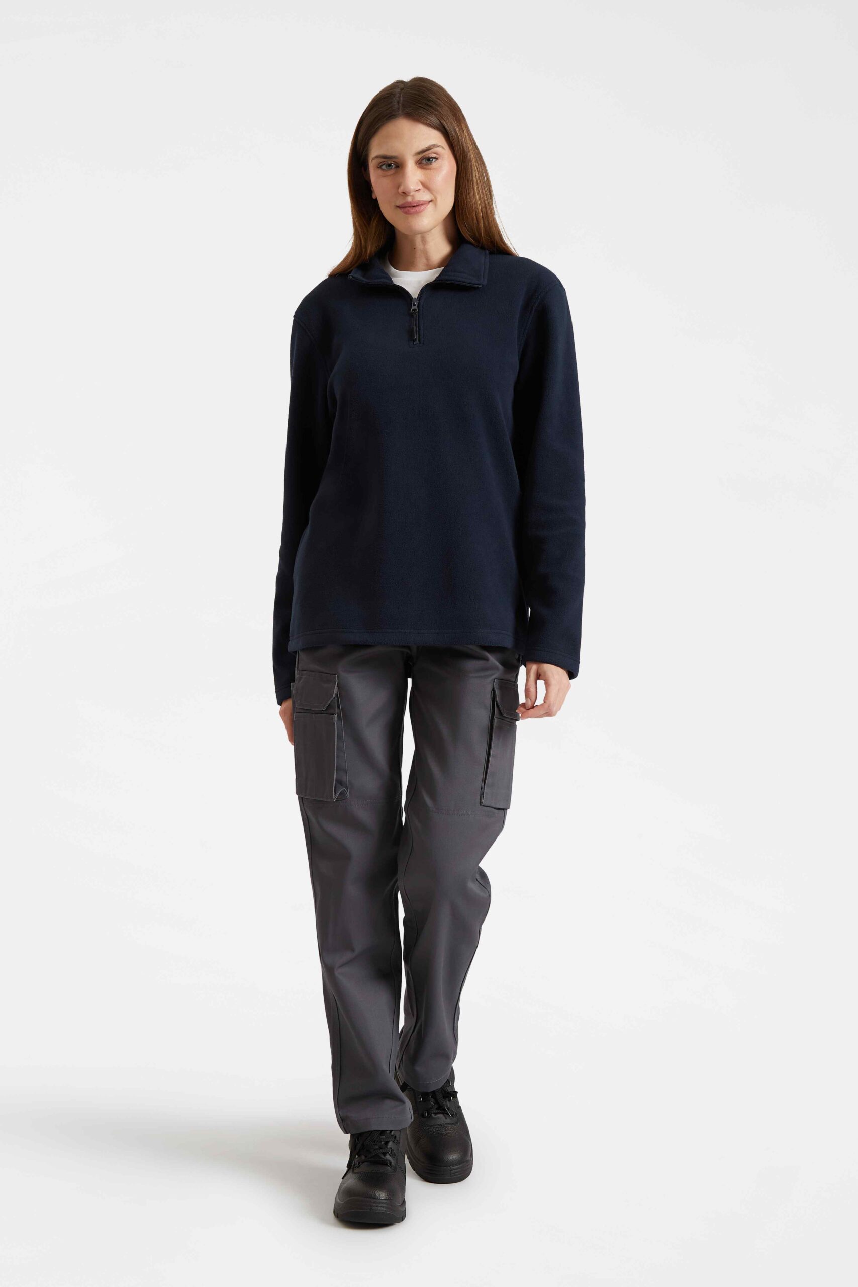 Uneek Lightweight Quarter Zip Microfleece Jacket