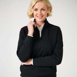 Stamford 1_4 Zip Sweat - Black - Download for Web Stamford 1_4 Zip Sweat - Black - Download for Web